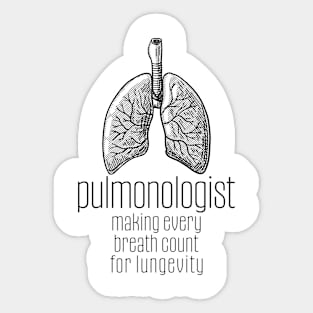 Pulmonologist Sticker